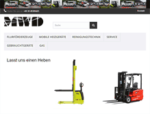 Tablet Screenshot of mwd-berlin.de